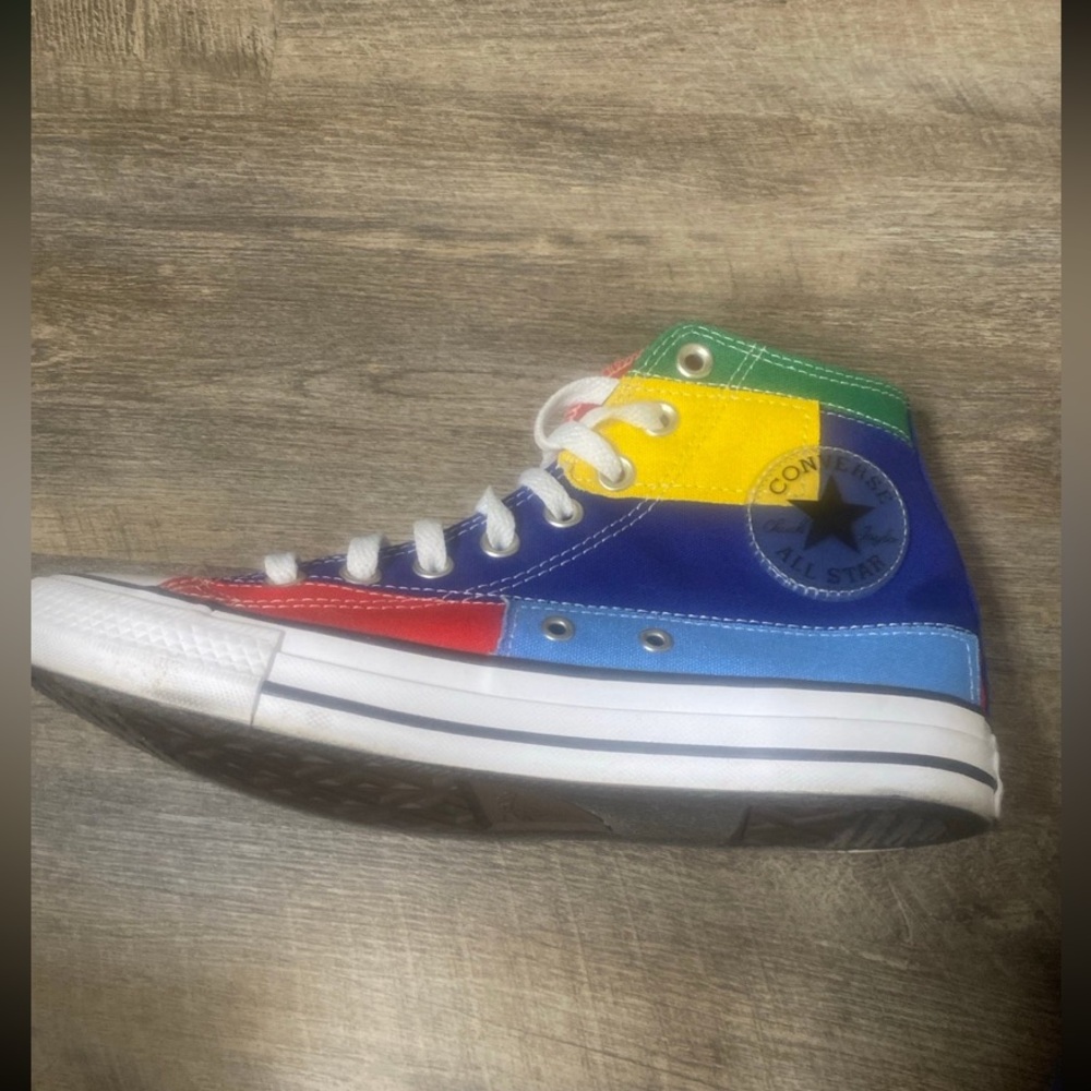 Converse Patchwork High Top Sneakers - image 5